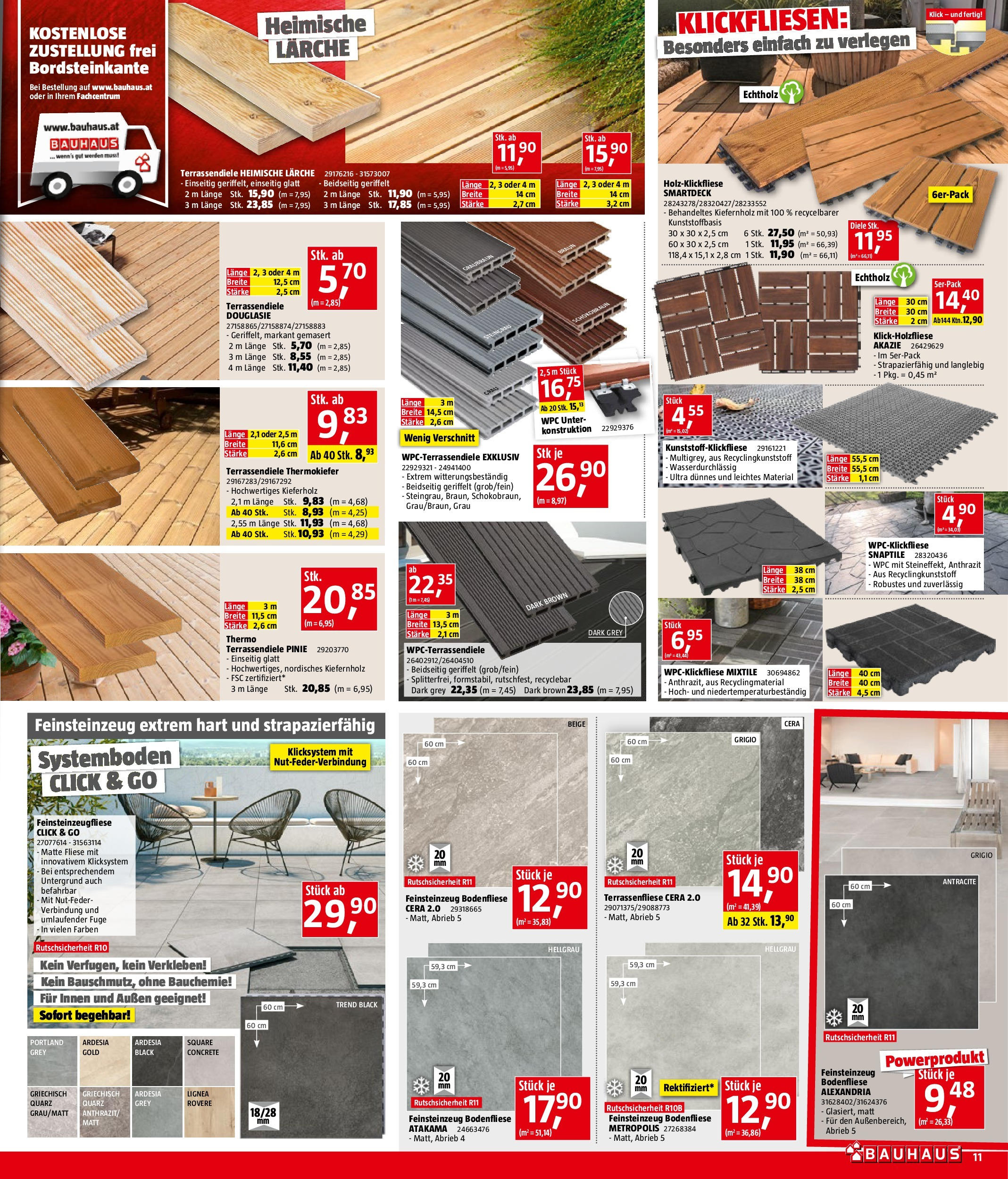 Bauhaus Prospekt aktuell von 09.07.2025 - Aktuelle Angebote | Seite: 11