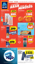 Aldi: Aldi újság érvényessége 2025.07.09.-ig - 2025.07.02 naptól