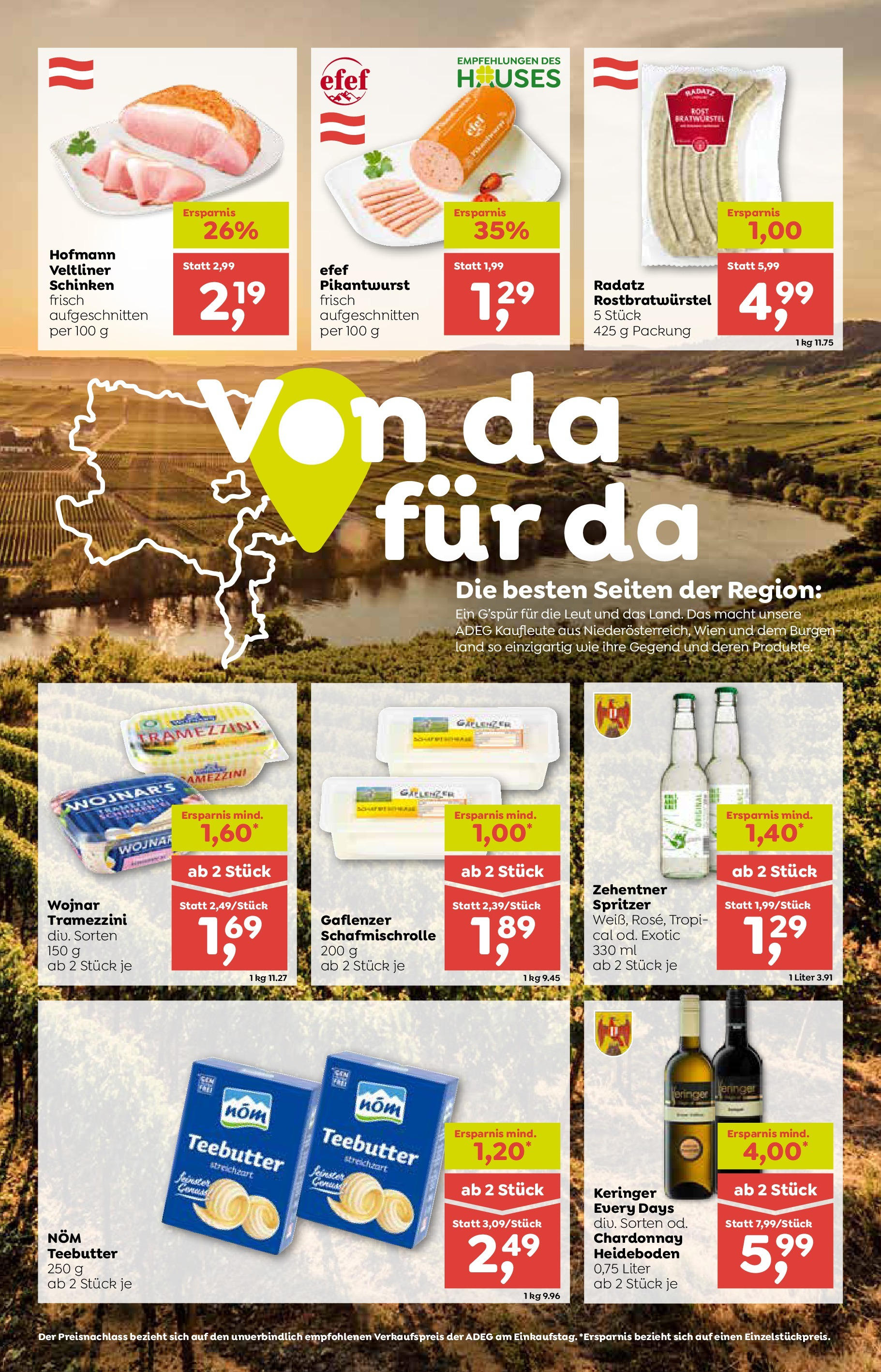 ADEG Weissenbach, Hausmening, Muehldorf von 03.07.2025 - Aktuelle Angebote | Seite: 4 | Produkte: Schinken