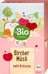 dmBio Kindermüsli Bircher mit Kirschen