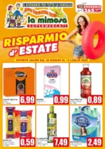 La Mimosa Supermercati OFFERTE VALIDE DAL 30 GIUGNO AL 13 LUGLIO 2025 - al 13.07.2025