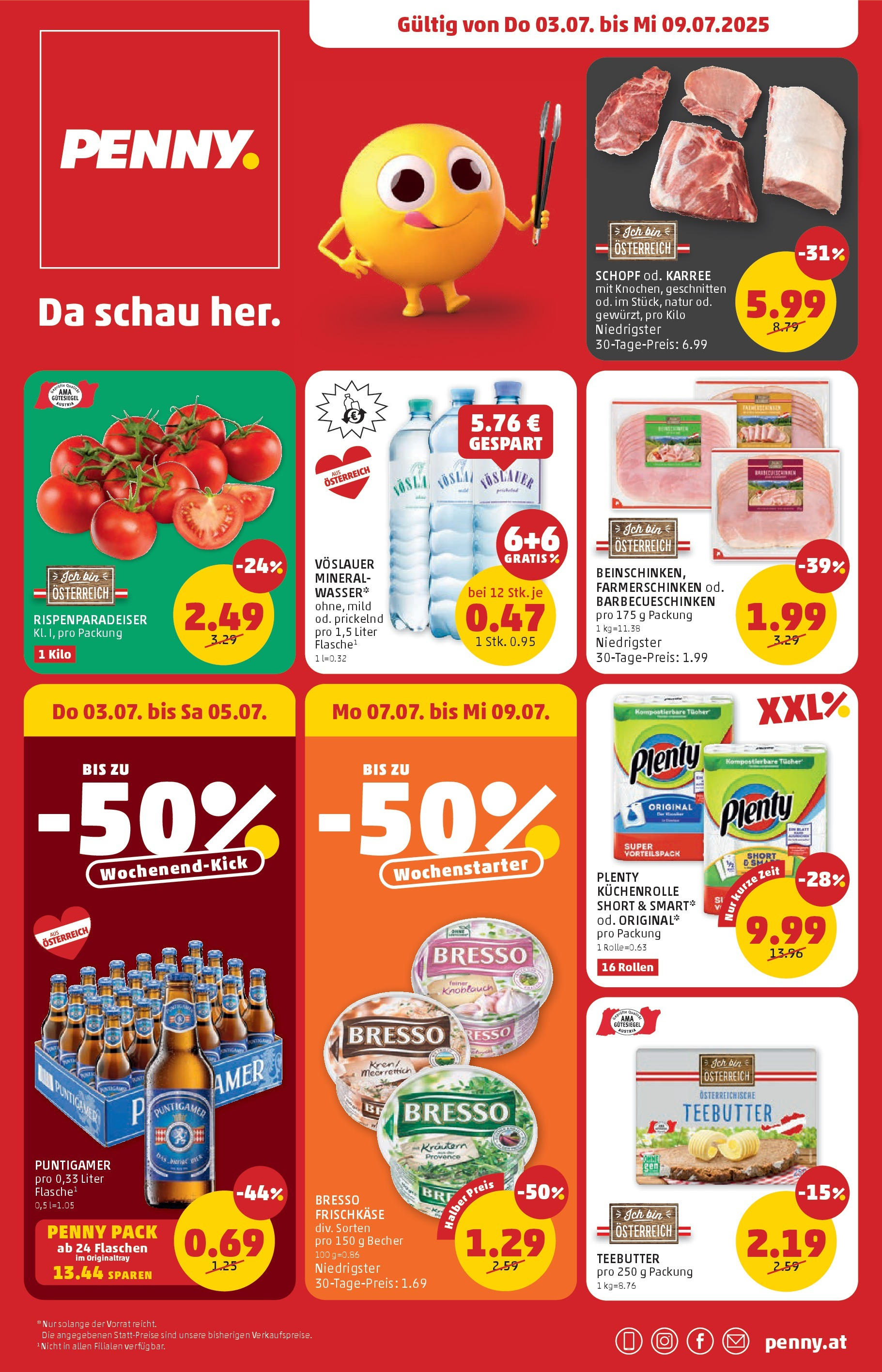  PENNY Flugblatt 03.07.2025 - Angebote "Prospekt aktuell" - Seite 1