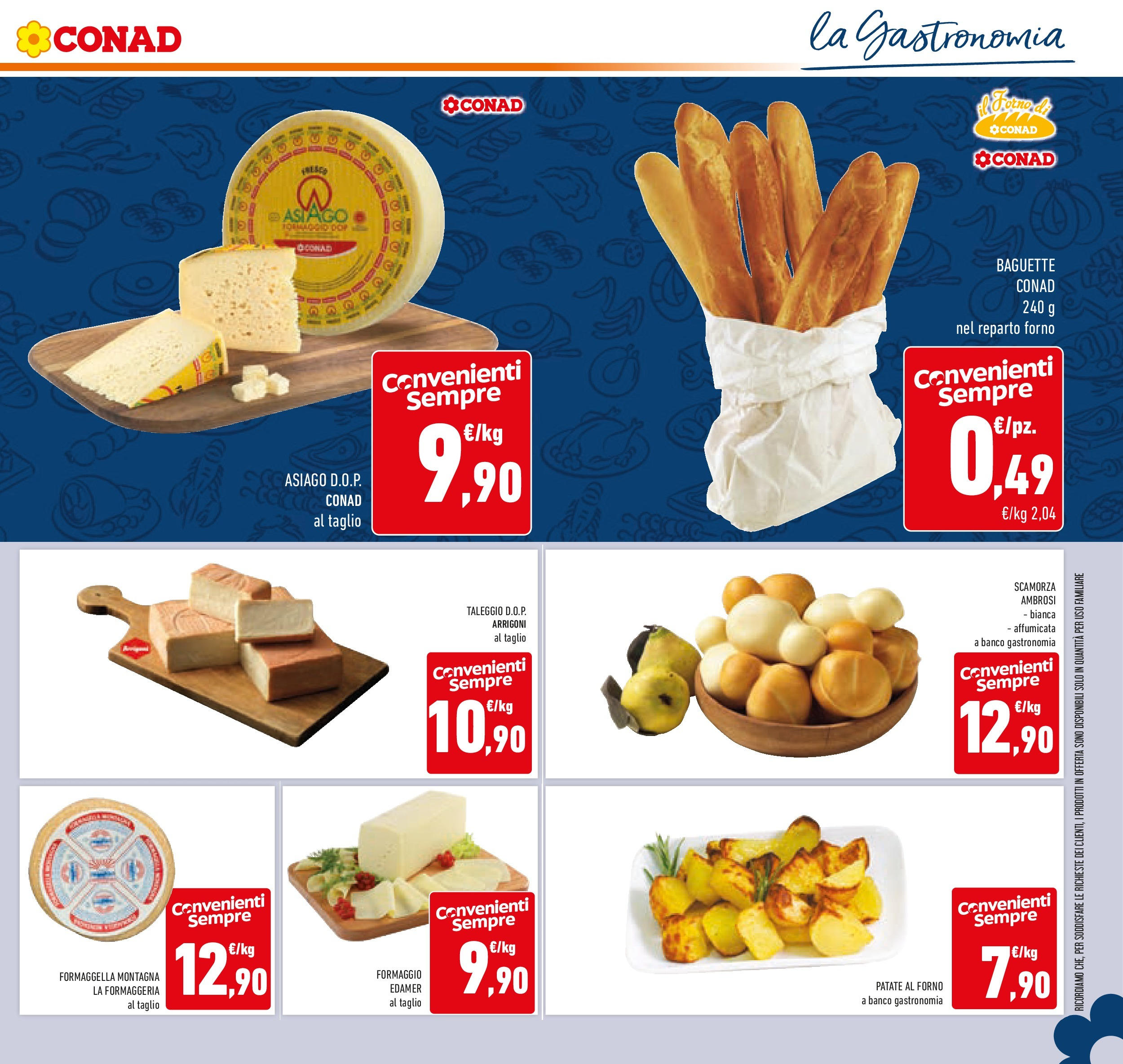 Volantino Conad dal 30/06/2025 > Anteprima - Luglio | Pagina: 11 | Prodotti: Patate, Formaggio, Forno