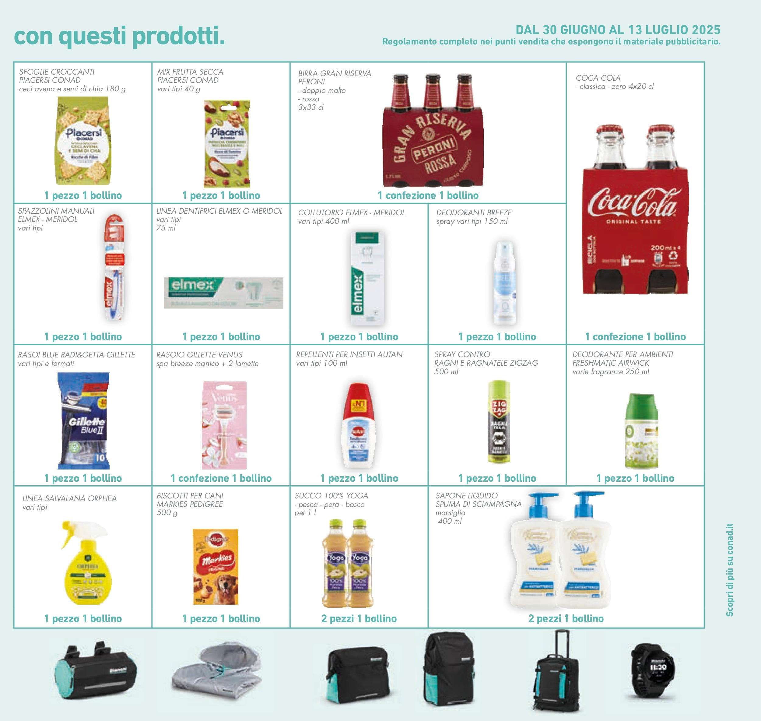 Volantino Conad dal 30/06/2025 > Anteprima - Luglio | Pagina: 33 | Prodotti: Collutorio, Ceci, Pera, Coca Cola