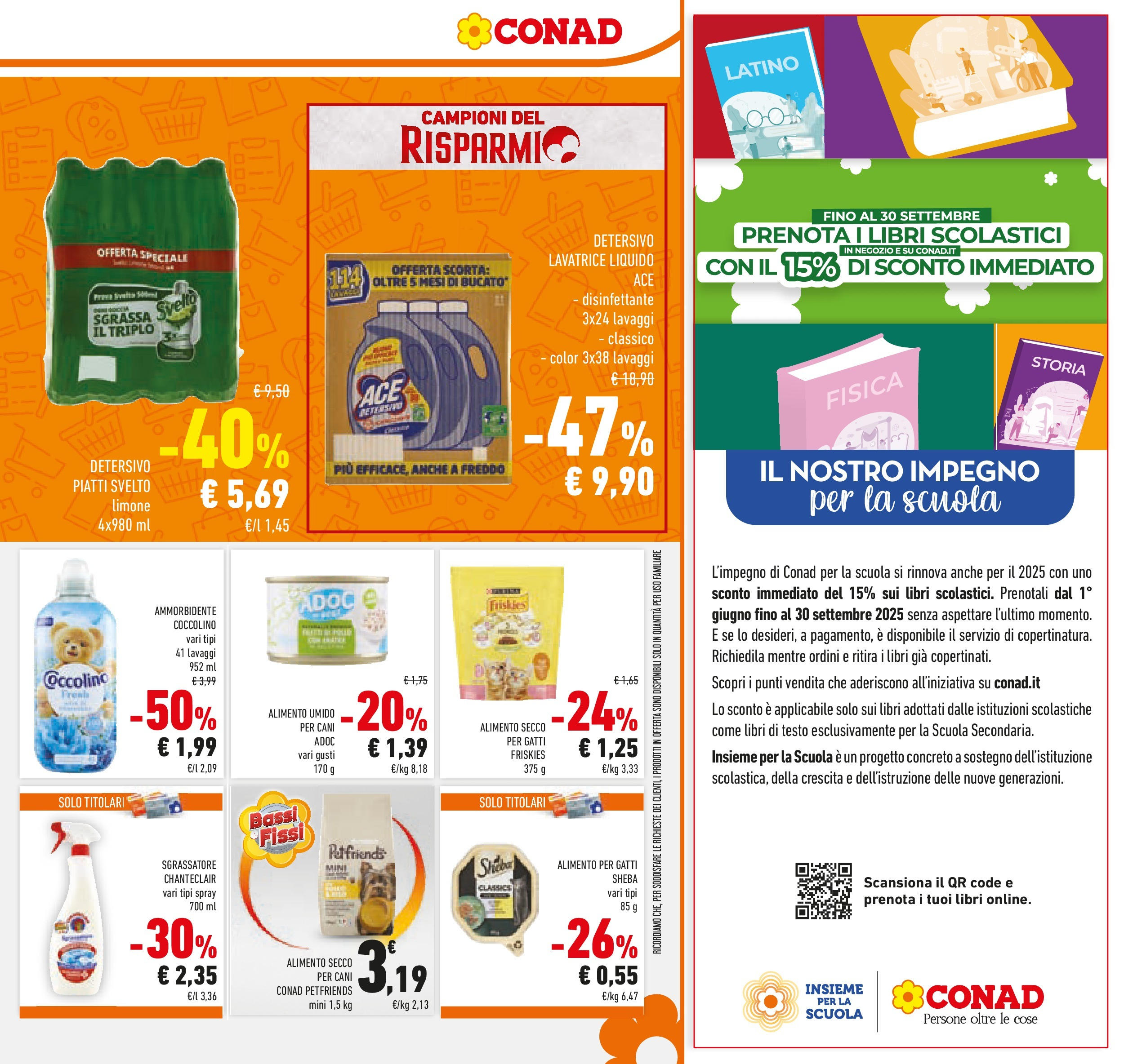 Volantino Conad dal 30/06/2025 > Anteprima - Luglio | Pagina: 23 | Prodotti: Ammorbidente, Sgrassatore, Limone, Lavatrice