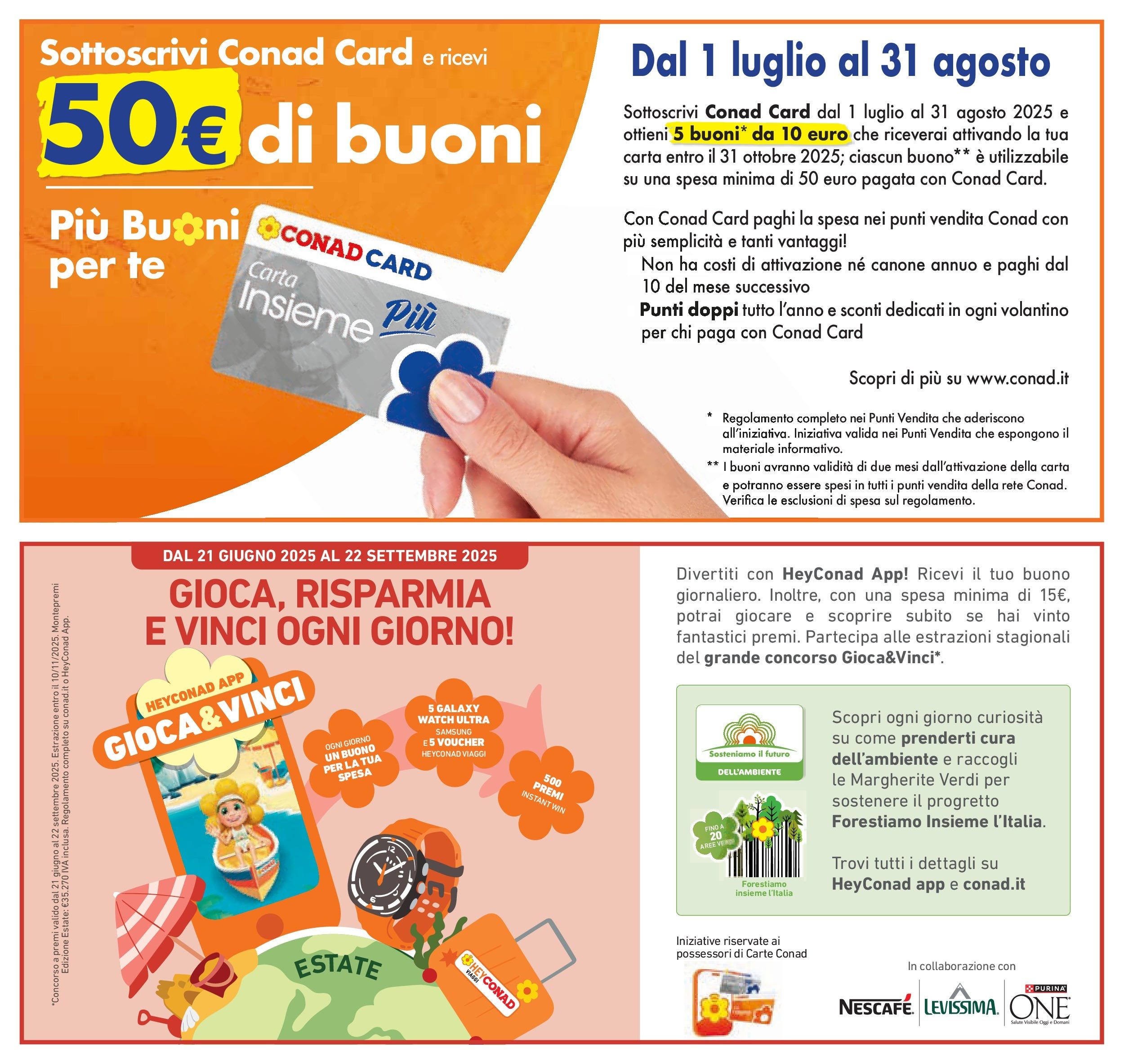 Volantino Conad dal 01/07/2025 > Anteprima - Luglio | Pagina: 43 | Prodotti: Mobile, Tè, Smartwatch, Samsung