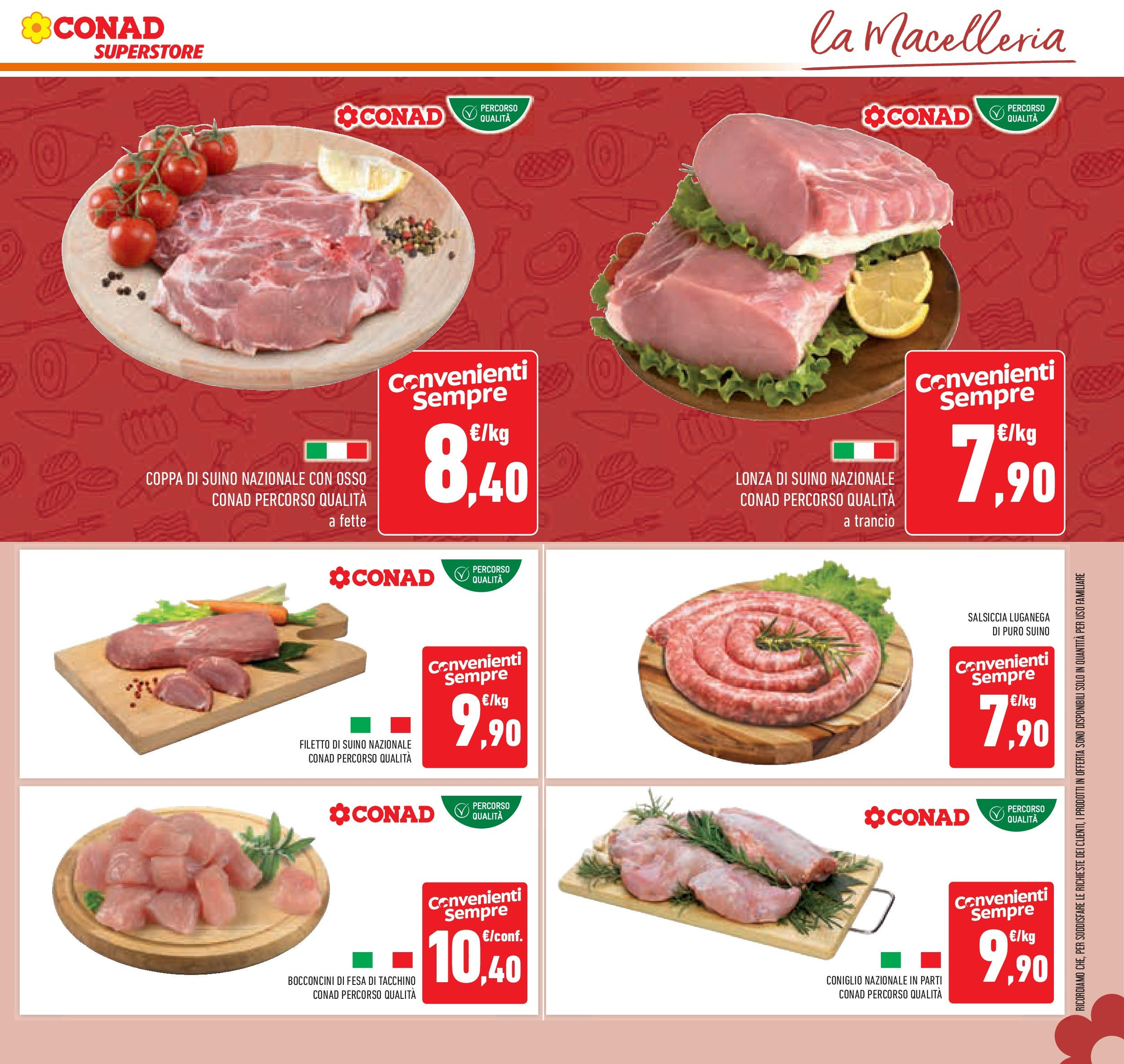 Volantino Conad dal 01/07/2025 > Anteprima - Luglio | Pagina: 9 | Prodotti: Suino, Tacchino, Salsiccia