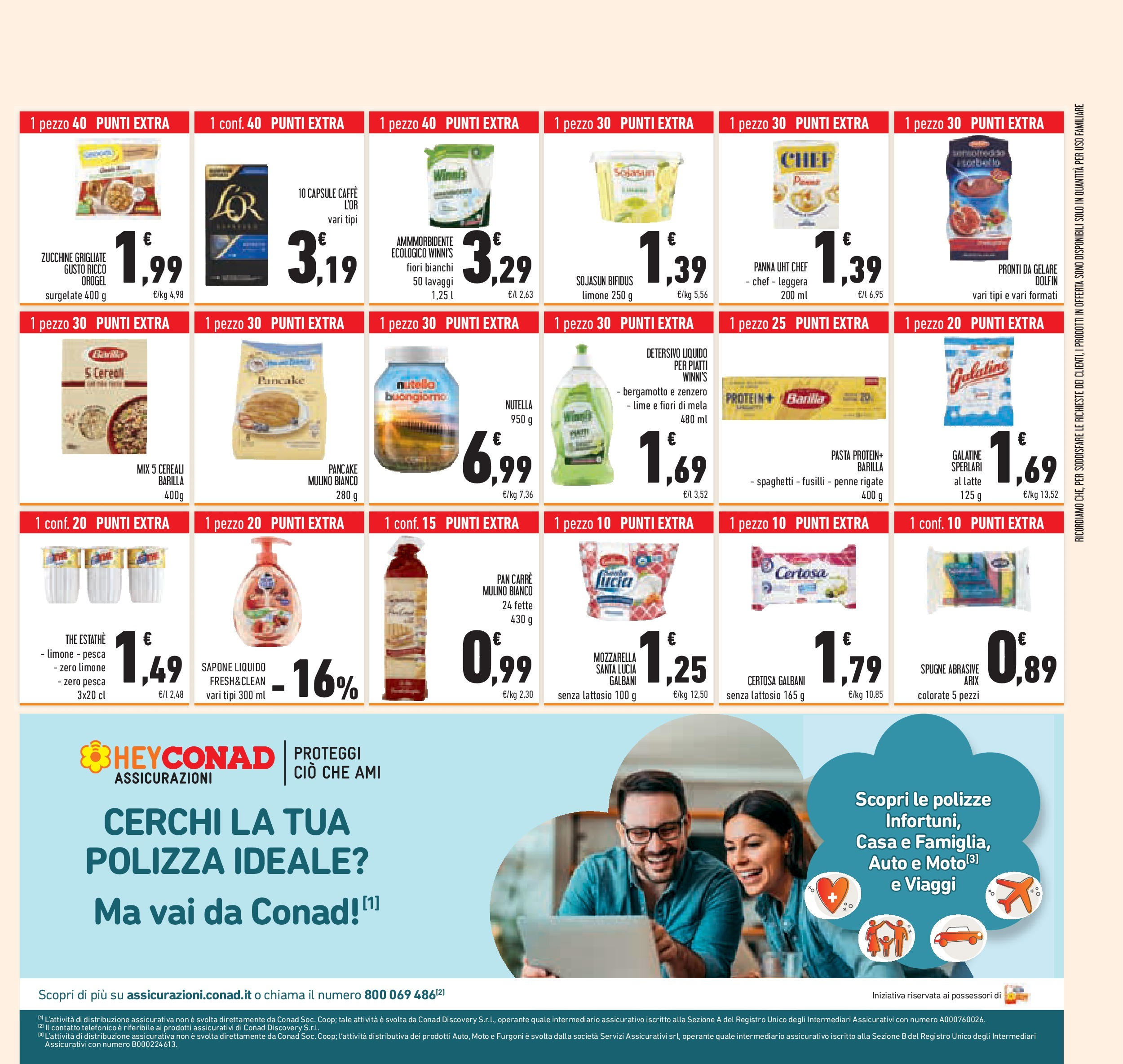 Volantino Conad dal 01/07/2025 > Anteprima - Luglio | Pagina: 35 | Prodotti: Latte, Limone, Nutella, Fusilli