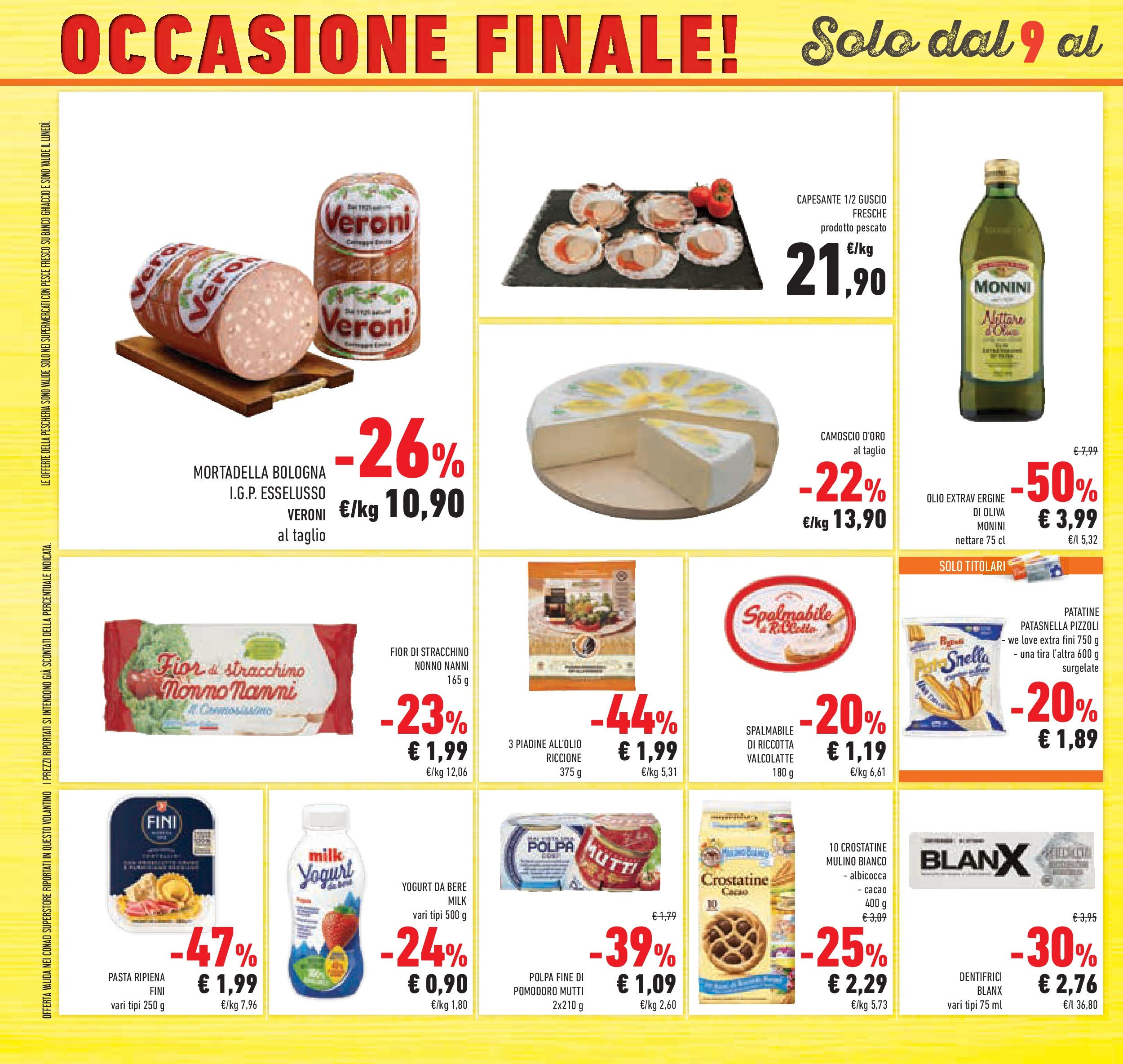 Volantino Conad dal 01/07/2025 > Anteprima - Luglio | Pagina: 36 | Prodotti: Pomodoro, Olio, Olive, Mutti
