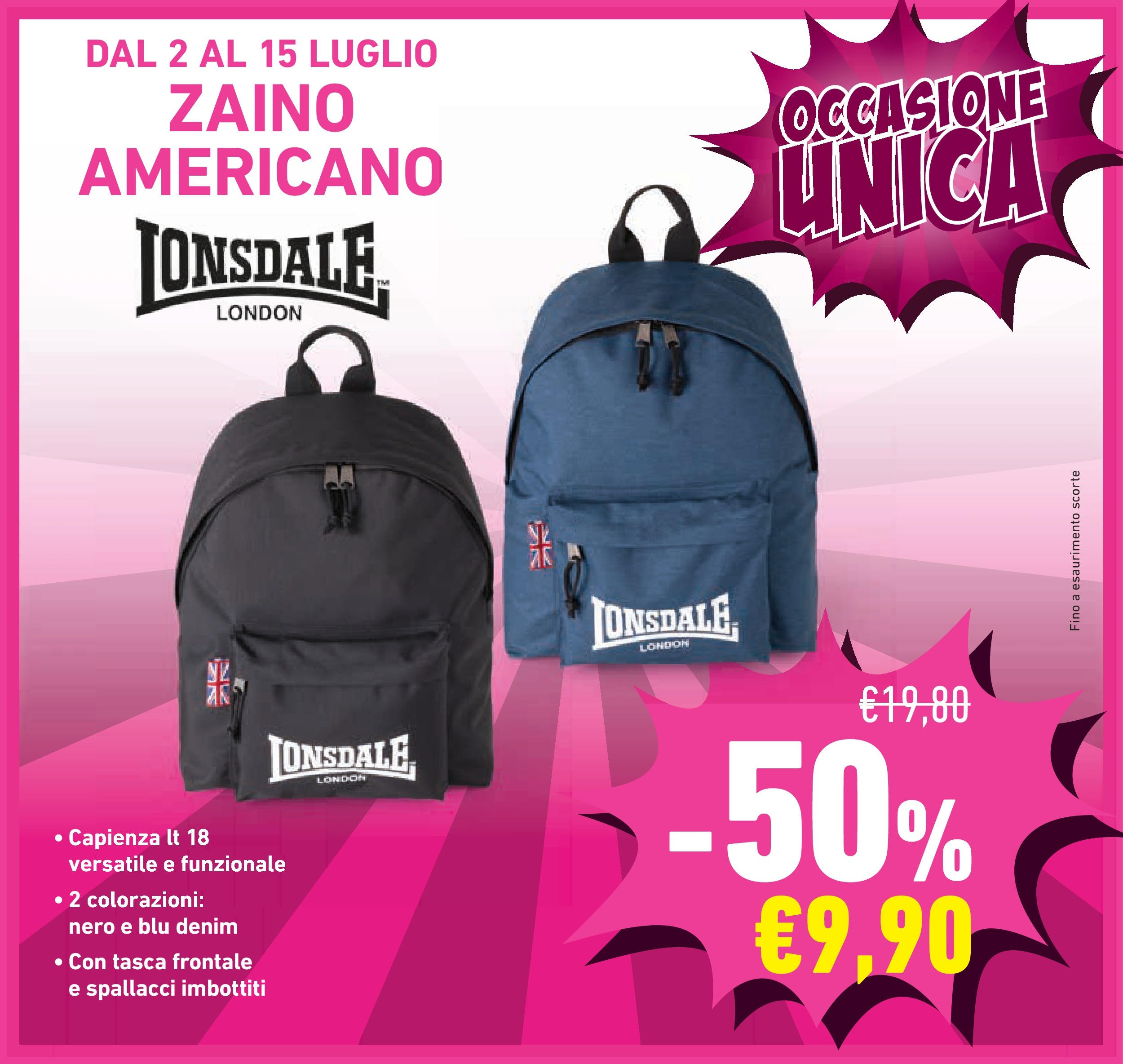 Volantino Conad dal 01/07/2025 > Anteprima - Luglio | Pagina: 33 | Prodotti: Zaino