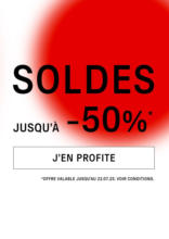 SOLDES D'ÉTÉ : JUSQU’À -50%