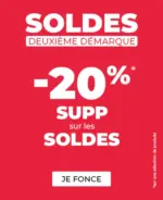 Degriff'Stock Deuxième démarque soldes Jusqu'à -20% - au 22.07.2025