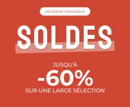 SOLDES jusqu'à -60 %