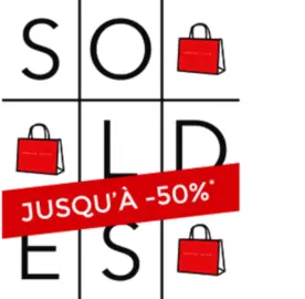 SOLDES jusqu'à -50 %