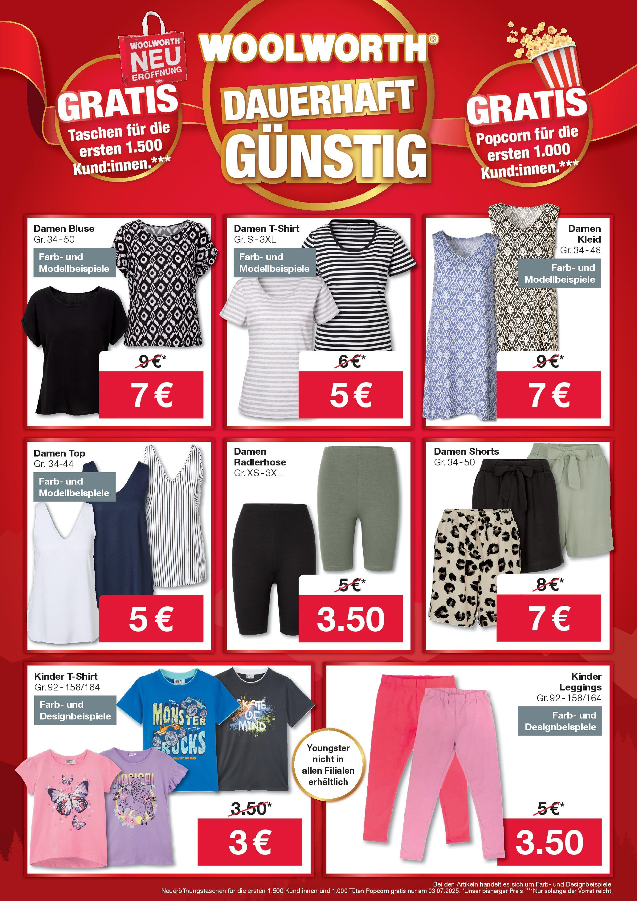 Woolworth Servus Tulln! von 30.06.2025 - Aktuelle Angebote | Seite: 3 | Produkte: Bluse, Leggings