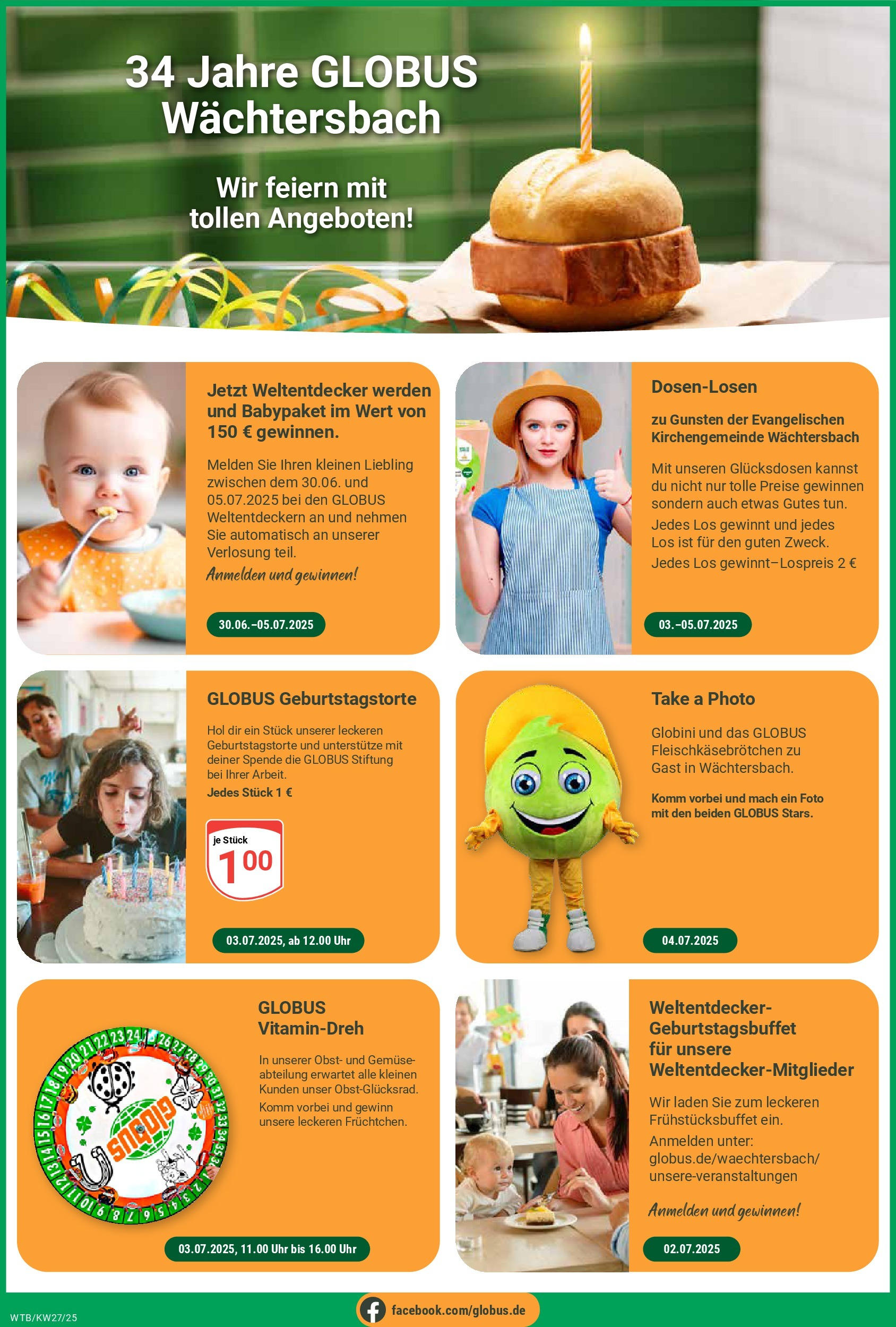 Globus prospekt Wächtersbach	 (ab 29.06.2025) » Angebote online | Seite: 7 | Produkte: Gemüse, Obst, Uhr