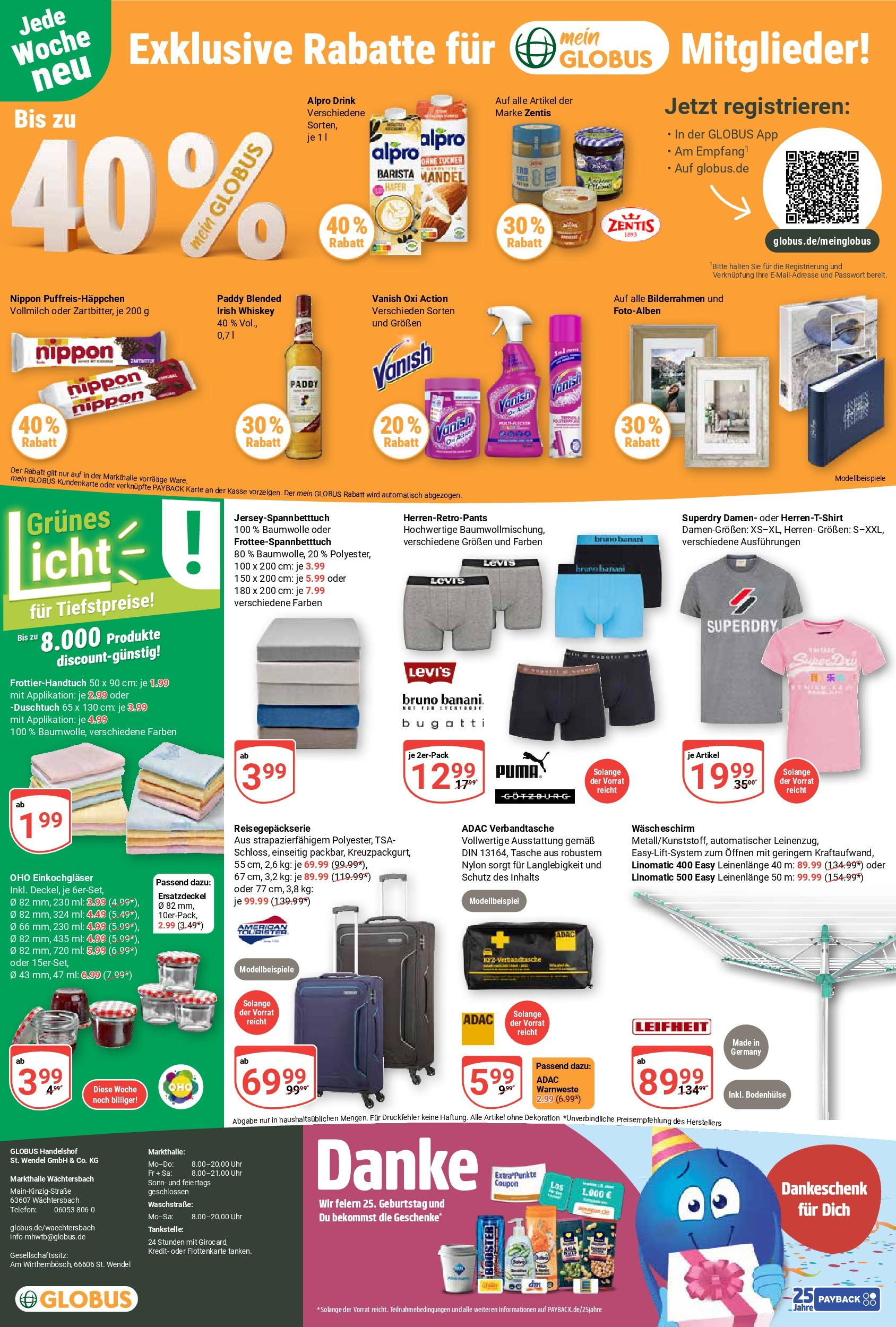 Globus prospekt Wächtersbach	 (ab 29.06.2025) » Angebote online | Seite: 31 | Produkte: Alpro, Zucker, Bilderrahmen, Uhr