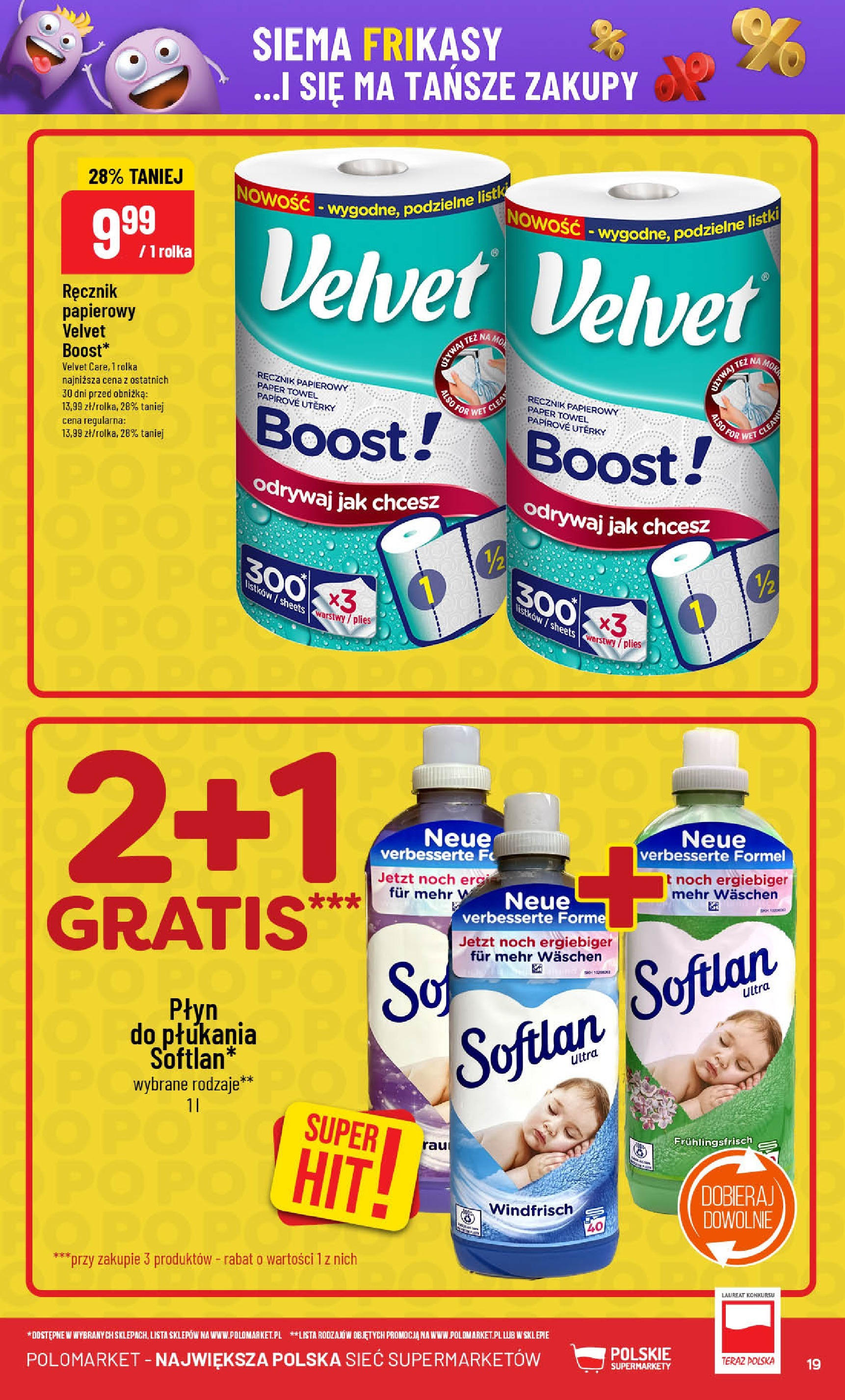 POLOmarket gazetka od jutra (02.07.2025) | Nowa PDF | Strona: 19 | Produkty: Ręcznik papierowy POLOmarket gazetka od jutra (02.07.2025) - Nowa PDF | Strona: 19 | Produkty: Ręcznik papierowy