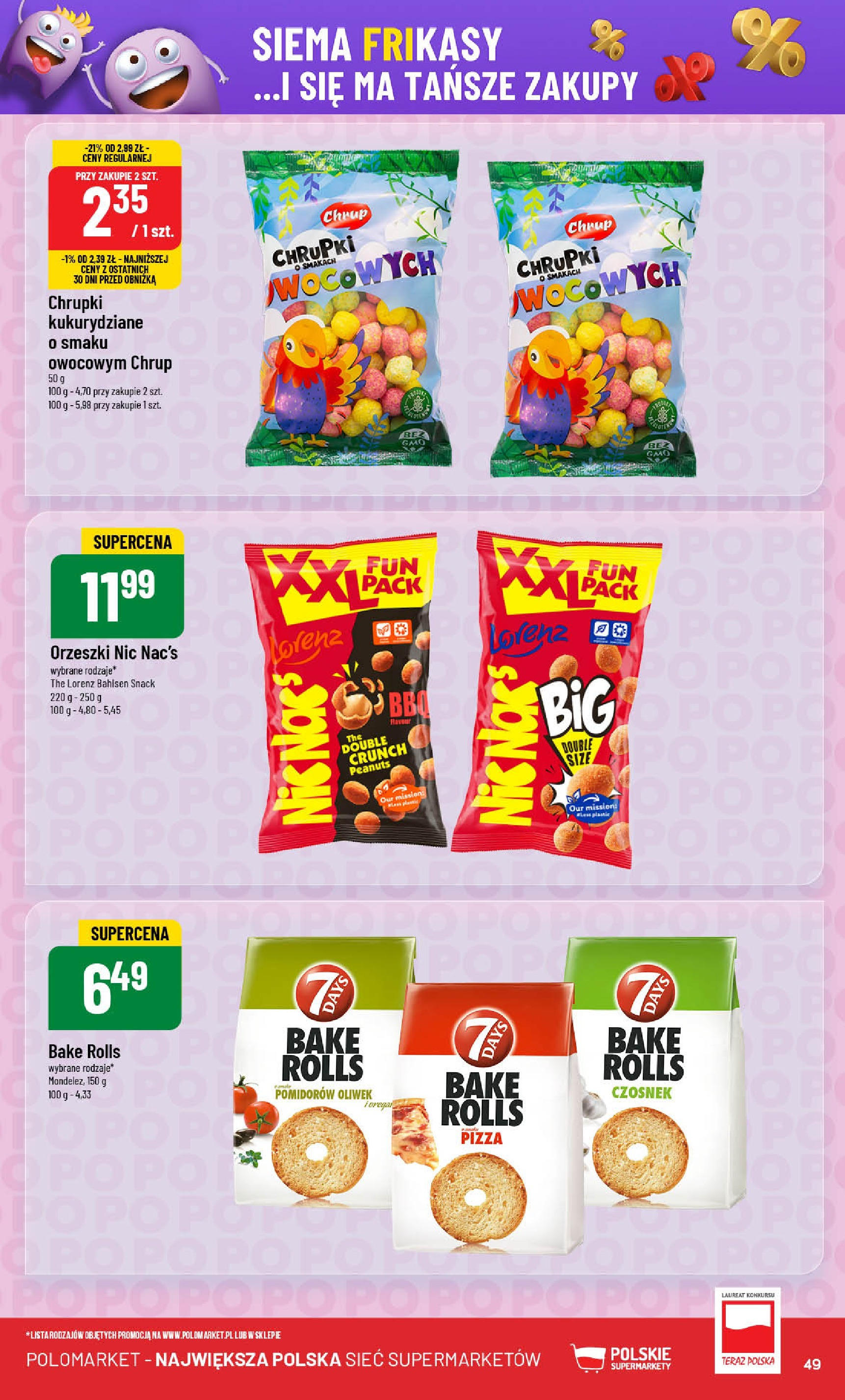 POLOmarket gazetka od jutra (02.07.2025) | Nowa PDF | Strona: 49 | Produkty: Czosnek, Chrupki, Pizza POLOmarket gazetka od jutra (02.07.2025) - Nowa PDF | Strona: 49 | Produkty: Czosnek, Chrupki, Pizza