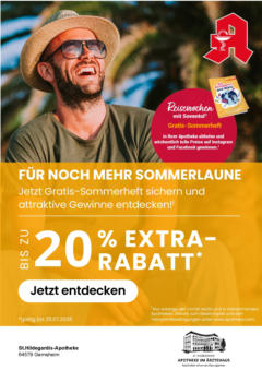 Entdecke - Reisewochen in Ihrer Apotheke - mit wöchentlichen Gewinnspielen! gültig ab dem 27.06.2025