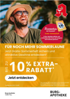 Entdecke - Reisewochen in Ihrer Apotheke - mit wöchentlichen Gewinnspielen! gültig ab dem 27.06.2025