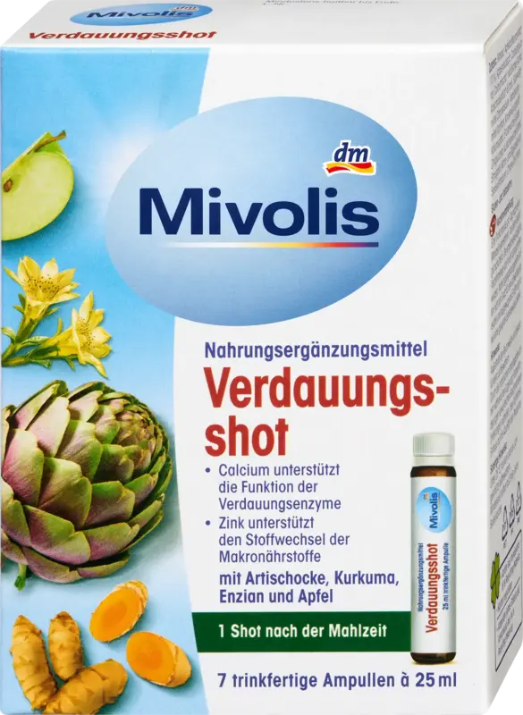 Mivolis Verdauungsshot 7 Stück à 25 ml