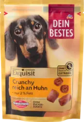 Dein Bestes Hundeleckerlie Crunchy reich an Huhn, Exquisit