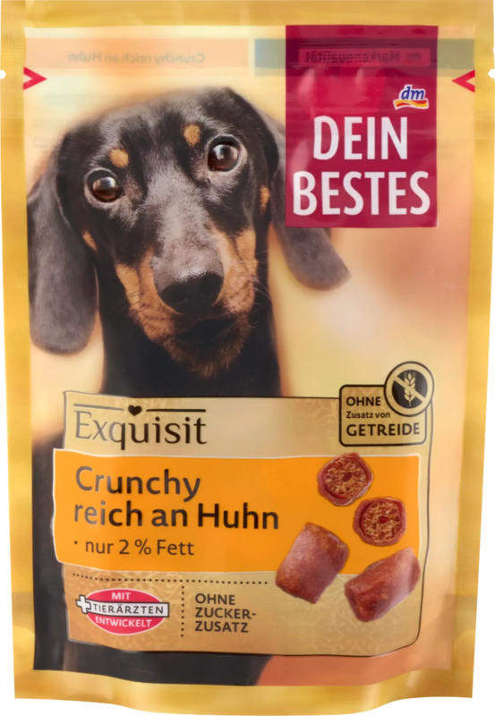 Dein Bestes Hundeleckerlie Crunchy reich an Huhn, Exquisit