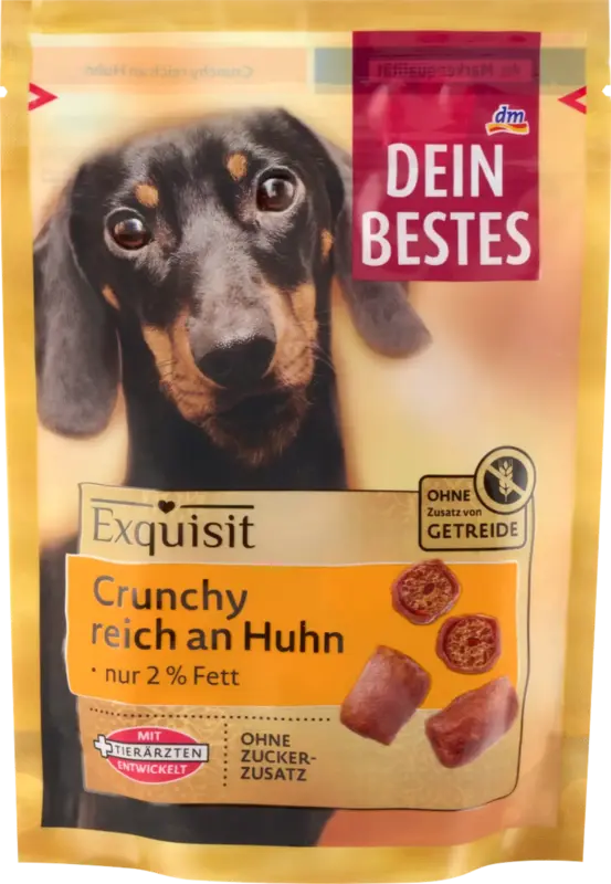 Dein Bestes Hundeleckerlie Crunchy reich an Huhn, Exquisit