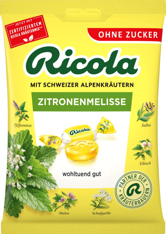 Ricola Bonbon, Zitronenmelisse