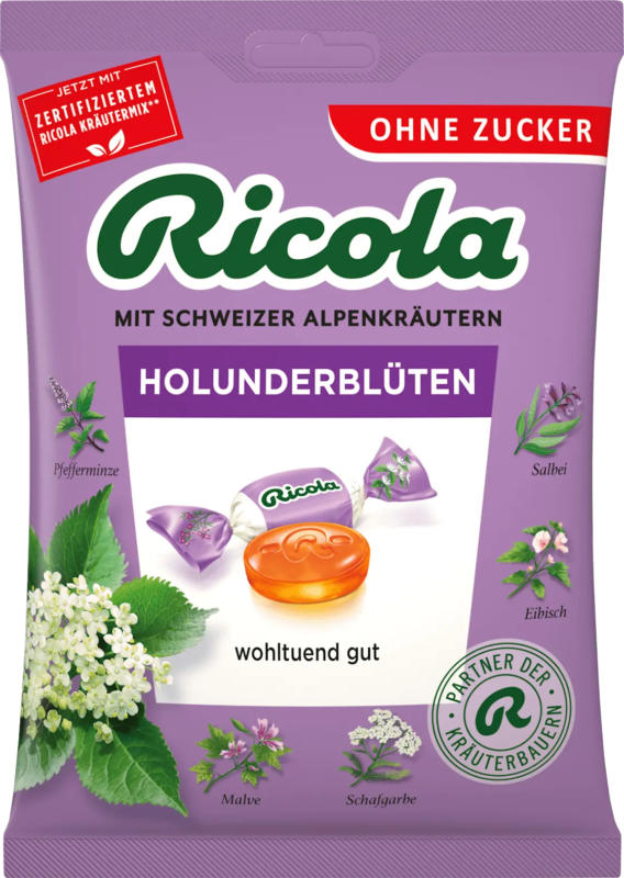 Ricola Bonbon, Holunderblüten