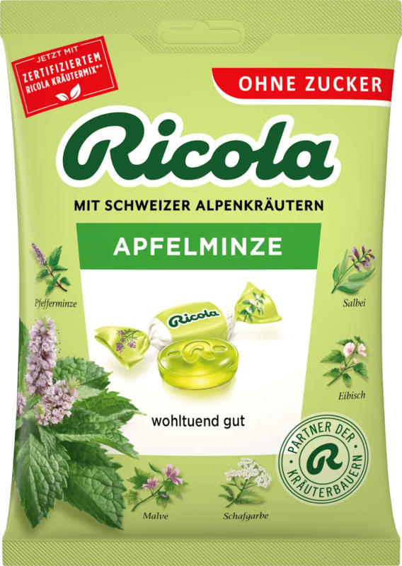 Ricola Bonbon, Apfelminze
