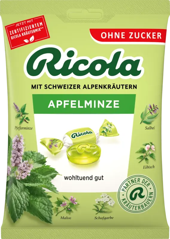 Ricola Bonbon, Apfelminze