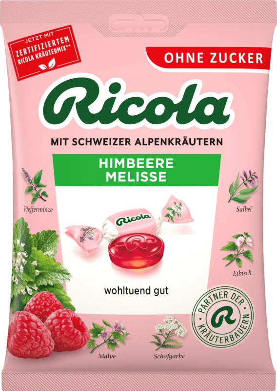 Ricola Bonbon, Himbeere Melisse