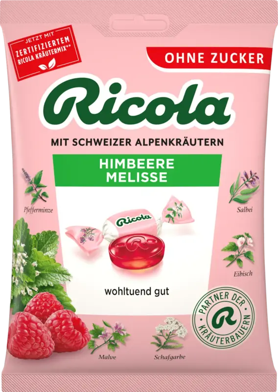 Ricola Bonbon, Himbeere Melisse