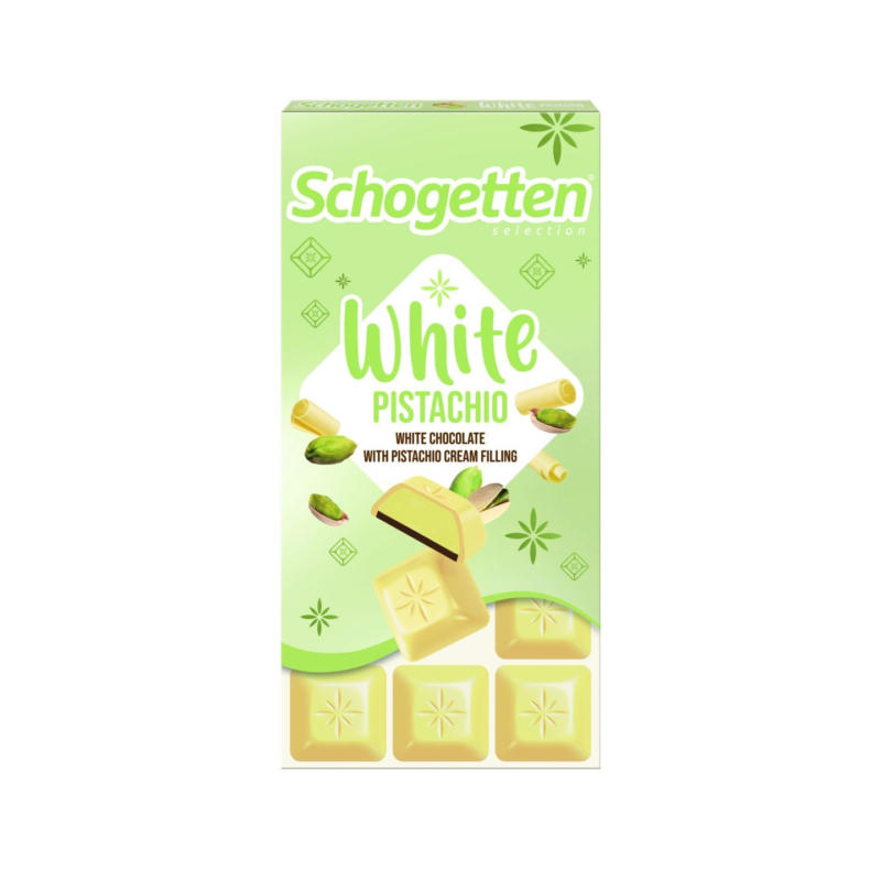Schogetten Blonde Бял шоколад с шамфъстък