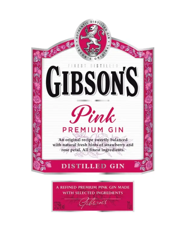 Gibsons London Джин розов 37,5 %