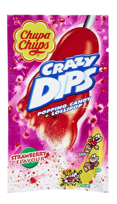 Chupa Chups Crazy Dips Близалка ягода