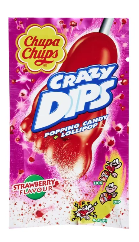 Chupa Chups Crazy Dips Близалка ягода
