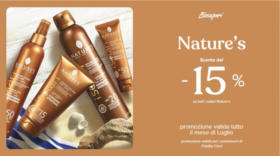 PROMOZIONE SOLARI NATURE'S LUGLIO 2025