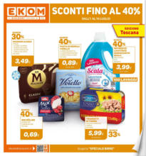 SCONTI FINO AL 40%