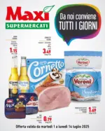 Maxi Supermercati Da noi conviene tutti i giorni - al 14.07.2025