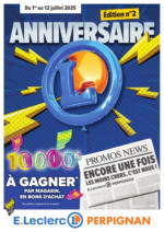 E.Leclerc ANNIVERSAIRE 2 MAGASIN - au 12.07.2025