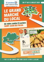 E.Leclerc ALLIANCES LOCALES SAINT JEAN DU FALGA - au 12.07.2025
