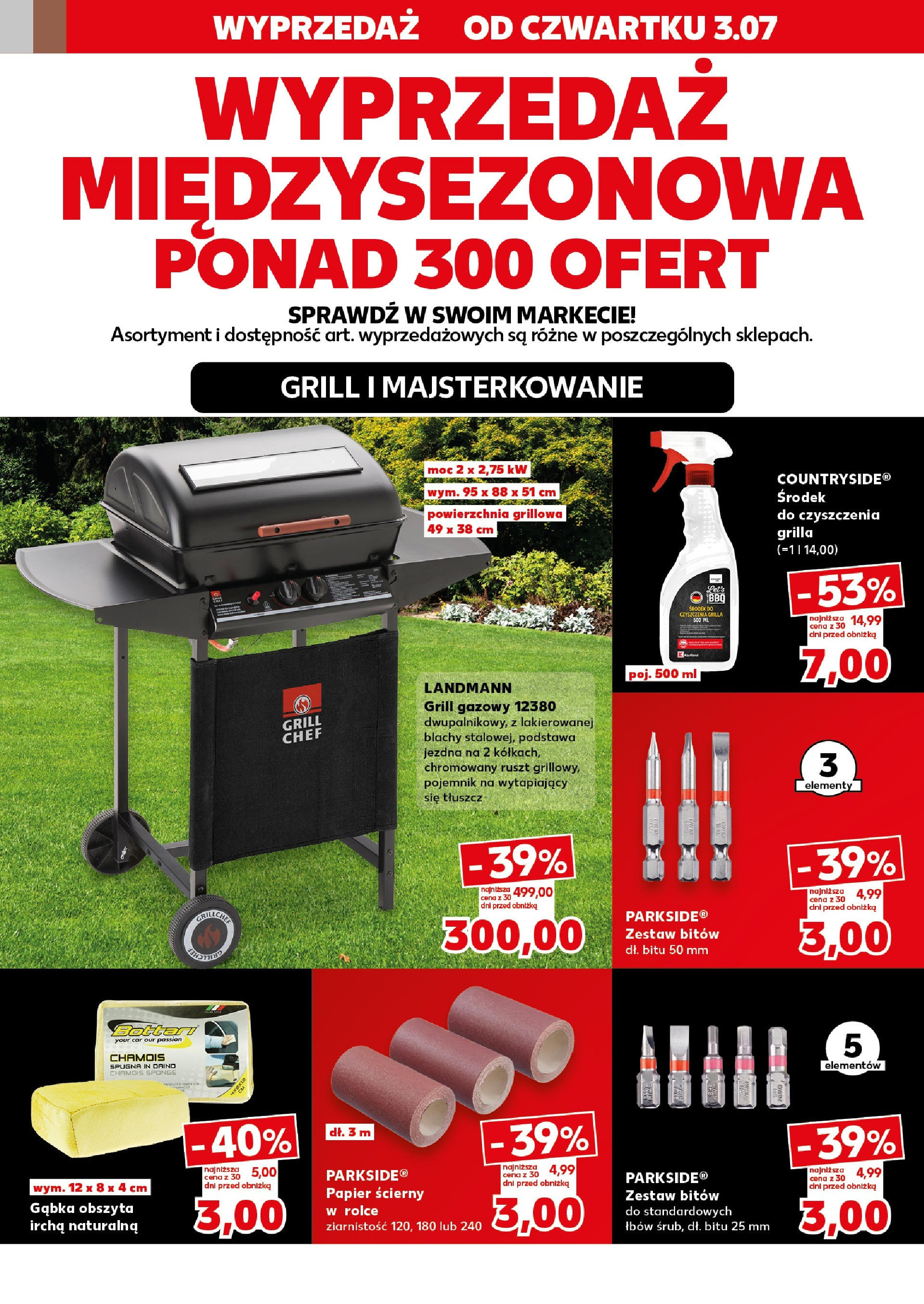 Kaufland gazetka - Mega okazje od 03.07.2025 - od jutra PDF | Strona: 8 | Produkty: Grill, Cleaner, Grill gazowy, Ruszt