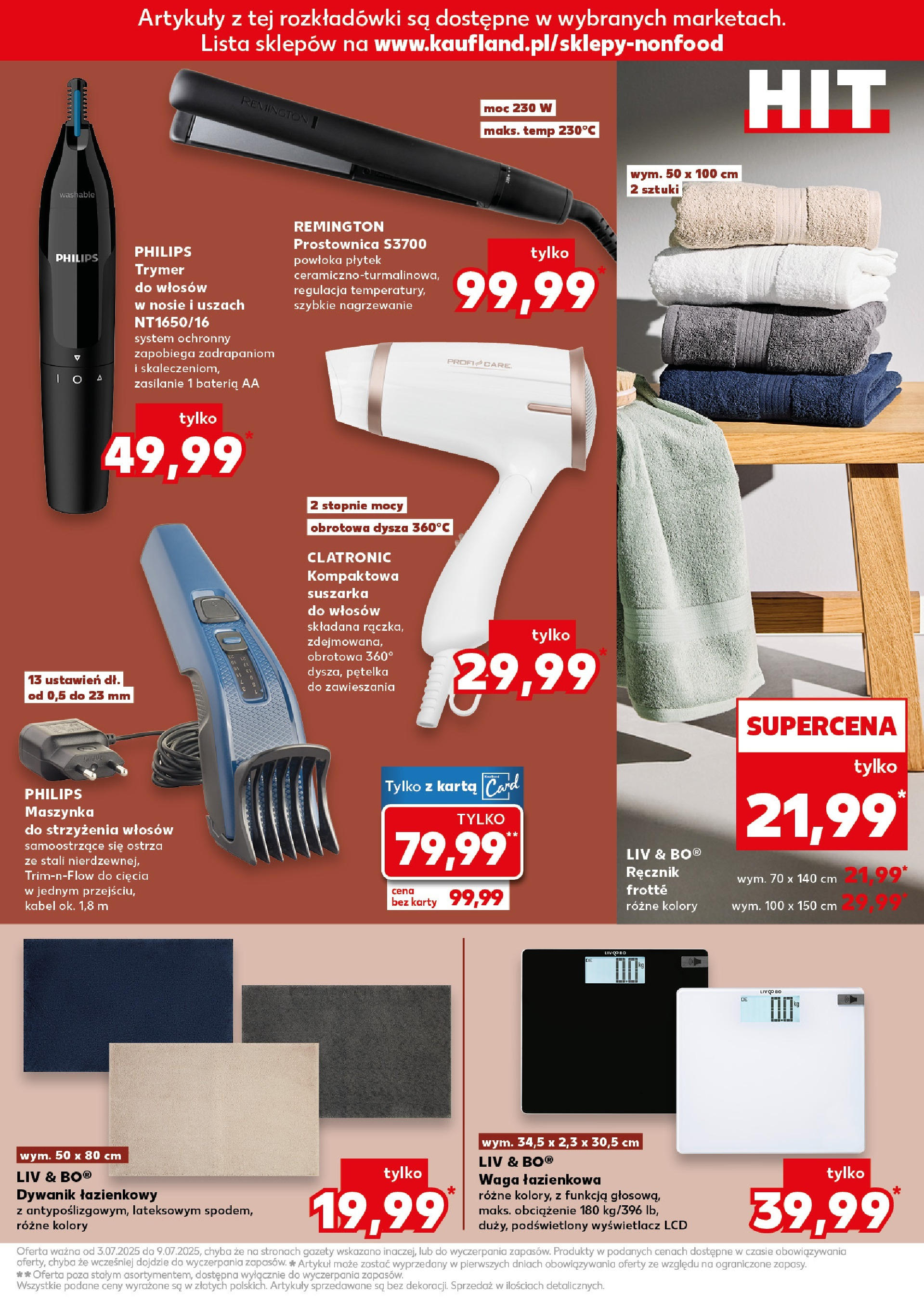 Kaufland gazetka - Mega okazje od 03.07.2025 - od jutra PDF | Strona: 11 | Produkty: Karta, Suszarka, Waga, Suszarka do włosów
