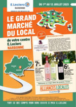 E.Leclerc ALLIANCES LOCALES NARBONNE - au 12.07.2025