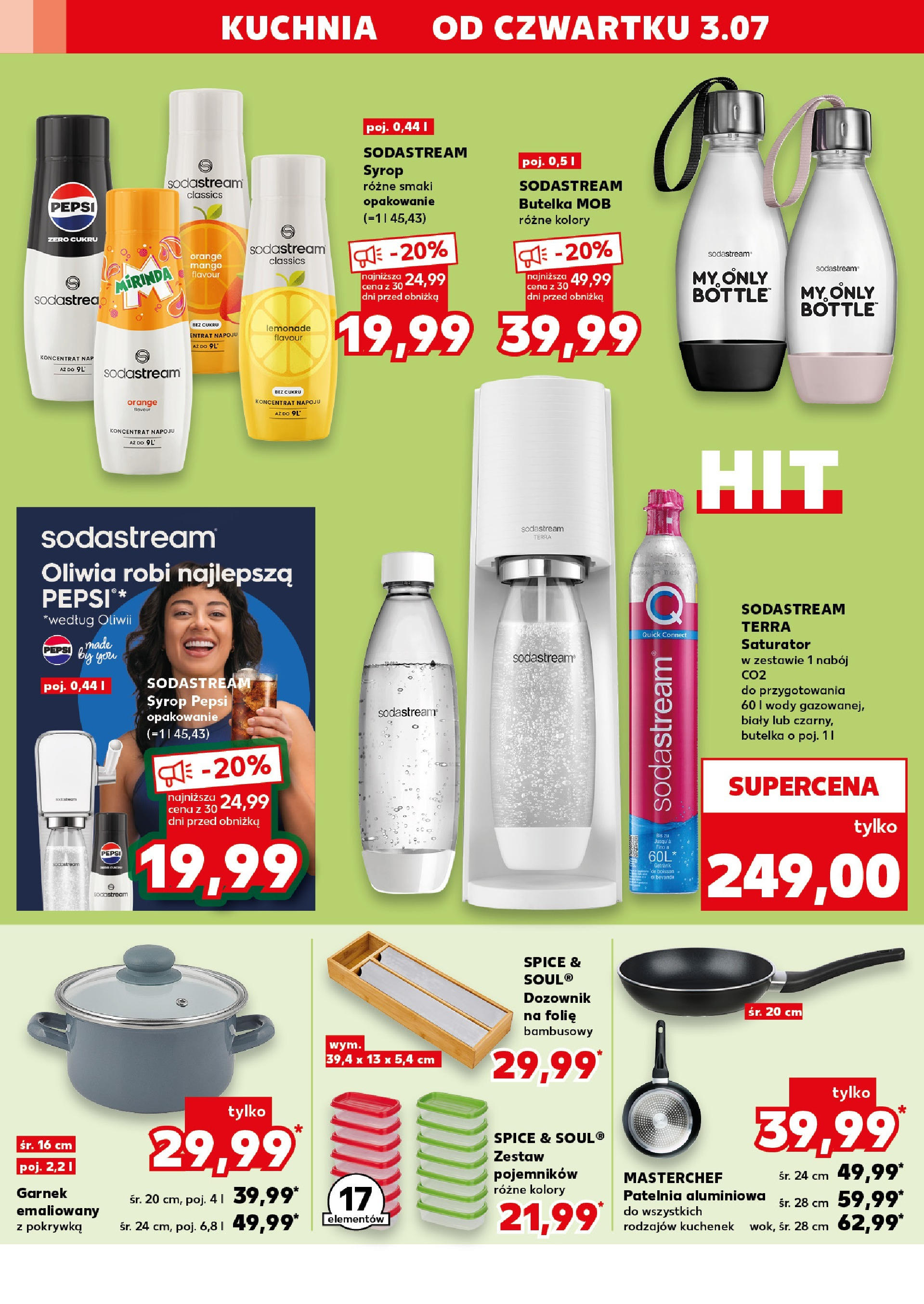 Kaufland gazetka - Mega okazje od 03.07.2025 - od jutra PDF | Strona: 12 | Produkty: Mango, Garnek, Patelnia, Sodastream