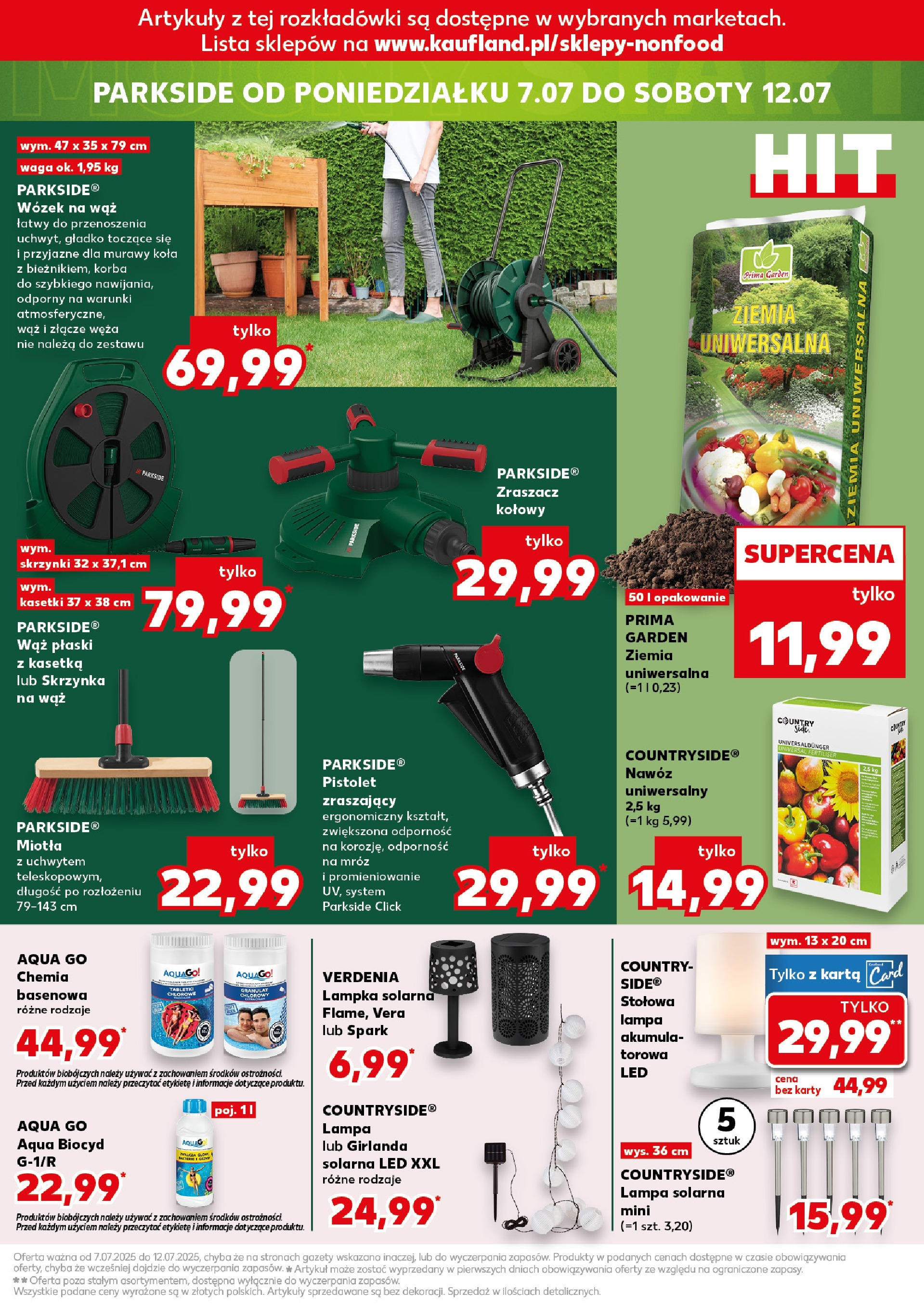Kaufland gazetka - Mega okazje od 03.07.2025 - od jutra PDF | Strona: 19 | Produkty: Karta, Lampa solarna, Złącze, Lampa