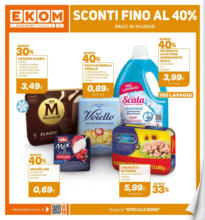 SCONTI FINO AL 40%